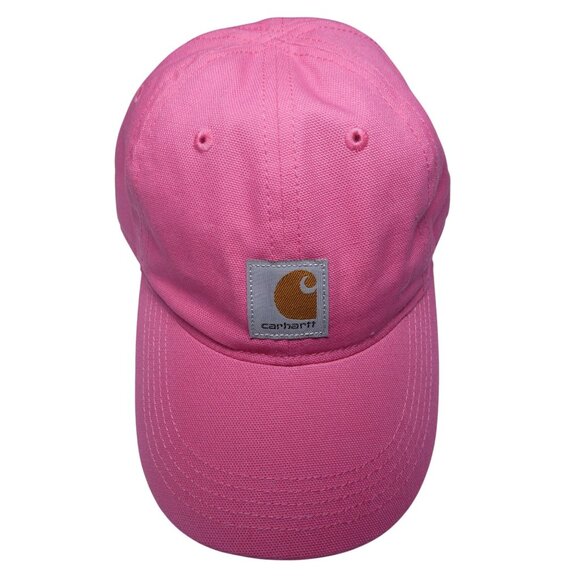 Carhartt Canvas Baseball Cap Pink Lemonade AH8900 One Size‎ Fits All - Picture 1 of 6